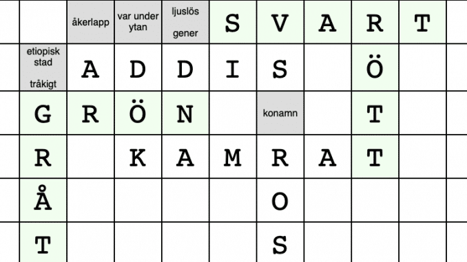 Korsord (2)